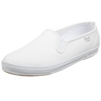 Keds Women's Champion Leather Slip On,White,7.5 M Keds Women's Champion Leather Slip On,White,7.5 M