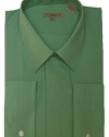 Dark Lime French Cuff Dress Shirt