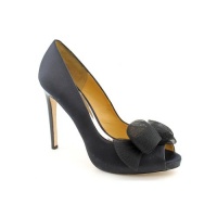 Badgley Mischka Women's Xolani Pump,Black Satin,10 M US Badgley Mischka Women's Xolani Pump,Black Satin,10 M US