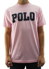 Polo Ralph Lauren Men's Graphic T-Shirt Pink Navy Polo Ralph Lauren Men's Graphic T-Shirt Pink Navy