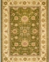 Area Rug 3x5 Rectangle Traditional Sage - Ivory Color - Safavieh Lyndhurst Rug from RugPal