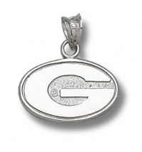 NCAA University of Georgia Sterling Silver G Charm NCAA University of Georgia Sterling Silver G Charm