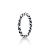 925 Sterling Silver Pandora Match Twist Ring Size 9 925 Sterling Silver Pandora Match Twist Ring Size 9