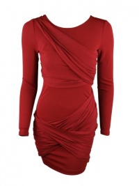 Alice + Olivia Womens Long Sleeve Goddess Wrap Dress Alice + Olivia Womens Long Sleeve Goddess Wrap Dress