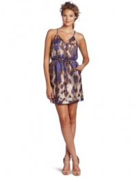 Charlie Jade Women's Morgan Dress, Royal/Brown, Small Charlie Jade Women's Morgan Dress, Royal/Brown, Small