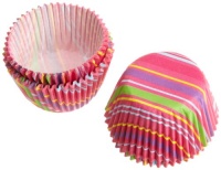 Wilton Snappy Stripes Mini Baking Cups, 75 Count Wilton Snappy Stripes Mini Baking Cups, 75 Count