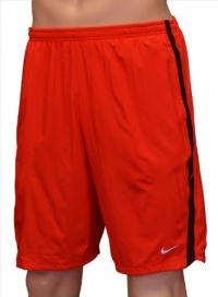 Nike Men's 9 Stretch Woven Running Shorts Red Black Nike Men's 9 Stretch Woven Running Shorts Red Black