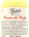 Kiehl's Creme de Corps Body Moisturizer - Medium Size Bottle 8.4oz (250ml)