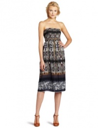 D.E.P.T. Women's Ikat Print Viscose Convertible Dress D.E.P.T. Women's Ikat Print Viscose Convertible Dress