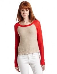 BCBGMAXAZRIA Women's Risa Color Block Raglan Sweater BCBGMAXAZRIA Women's Risa Color Block Raglan Sweater