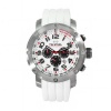 TW Steel Men's TW123 Grandeur Tech White Rubber Chronograph Dial Watch