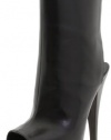 Alejandro Ingelmo Women's Clone Open-Toe Bootie, Black, 37 M EU