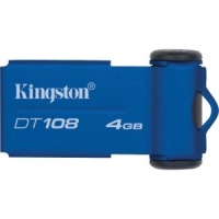 Kingston DataTraveler 108 4 GB Flash Drive DT108/4GBZ Kingston DataTraveler 108 4 GB Flash Drive DT108/4GBZ
