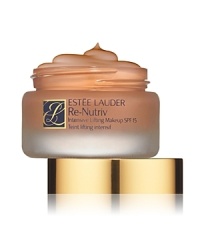 Re-Nutriv Intensive Lifting Makeup provides the perfect finish for your Re-Nutriv skincare, complementing and enhancing your newly lifted look. It's a luscious whipped gel creme that visibly firms and tones skin to add lift and spring. The exceptionally emollient formula gives skin an immediate boost. Feels light as air and gives a smooth finish as it minimizes the appearance of lines and wrinkles. Custom-designed package includes an elegant portable compact and applicator spoon. Re-Nutriv Intensive Lifting Makeup provides the perfect finish for your Re-Nutriv skincare, complementing and enhancing your newly lifted look. It's a luscious whipped gel creme that visibly firms and tones skin to add lift and spring. The exceptionally emollient formula gives skin an immediate boost. Feels light as air and gives a smooth finish as it minimizes the appearance of lines and wrinkles. Custom-designed package includes an elegant portable compact and applicator spoon.