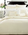 Martha Stewart Trousseau Leaf Queen Bedskirt Ivory