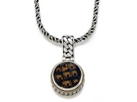 Silver and 18kt Yellow Gold Genuine Smoky Quartz Necklace by Effy Collection® Silver and 18kt Yellow Gold Genuine Smoky Quartz Necklace by Effy Collection®