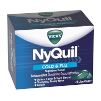 Vicks 44 Nyquil Cold and Flu Relief LiquiCaps, 72 Count Vicks 44 Nyquil Cold and Flu Relief LiquiCaps, 72 Count