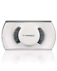 Natural-style length, wispy. Black. M.A.C Lashes are handmade to exact specifications. Each pattern and design is perfectly shaped and arranged to give a striking effect, whether the look is natural or dramatic. Available in a variety of shapes and densities. If properly cared for, lashes can be reshaped or adorned if desired.