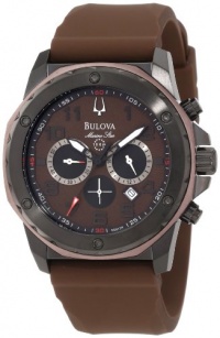 Bulova Men's 98B128 Marine Star Brown Dial Strap Watch Bulova Men's 98B128 Marine Star Brown Dial Strap Watch
