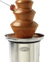 Nostalgia Electrics CFF-986 3-Tier Chocolate Fondue Fountain, Stainless Steel