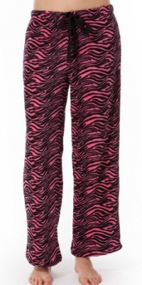 Dollhouse Zebra Print Ultra Plush Fleece Pajama Bottoms Dollhouse Zebra Print Ultra Plush Fleece Pajama Bottoms