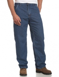 Carhartt Men's Flannel Lined Washed Denim Work Dungaree