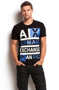 Armani Exchange Logo Stacked T-shirt Armani Exchange Logo Stacked T-shirt