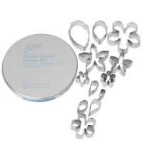 Ateco 12 Piece Stainless Steel Flower & Leaf Cutter Set Ateco 12 Piece Stainless Steel Flower & Leaf Cutter Set