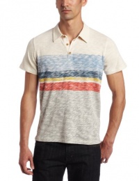 Lucky Brand Men's Multi-Colored Vintage Slub Polo Shirt