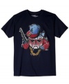 From the mean streets of Cybrotron comes this cool Hybrid Transformers graphic tee.