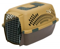 Petmate Pet Porter Fashion Kennel, For Pets 15 to 20 Pounds, Wheat/Coffee Grounds Brown Petmate Pet Porter Fashion Kennel, For Pets 15 to 20 Pounds, Wheat/Coffee Grounds Brown
