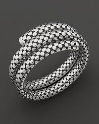 From the Dot collection, the double coil bracelet, designed by John Hardy.