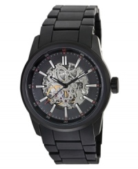 See how the moving parts work their magic with this exposed automatic watch from Kenneth Cole New York. See how the moving parts work their magic with this exposed automatic watch from Kenneth Cole New York.
