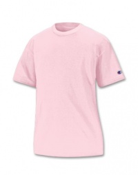 Champion T435 Youth Tagless T-Shirt - Pale Pink - Medium Champion T435 Youth Tagless T-Shirt - Pale Pink - Medium