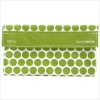 Reusable Cloth Snack Bag - Green Polka Dot