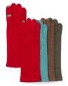 Echo combines cashmere-blend gloves with touch-screen compatible technology, marrying the best of both glove worlds.