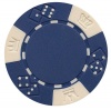 50 Premium Quality Clay Composite Triple Crown 11.5 gram Poker Chips, Choose from 9 colors