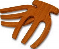 Island Bamboo Salad and Pasta Serving Hands Island Bamboo Salad and Pasta Serving Hands