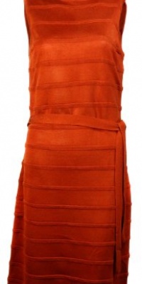 Calvin Klein Women's Sleeveless Sweater Dress Medium Ginger Calvin Klein Women's Sleeveless Sweater Dress Medium Ginger
