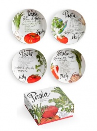 Rosanna Pasta Italiana Dipping Dish, Set of 4 Rosanna Pasta Italiana Dipping Dish, Set of 4