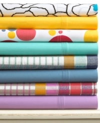 Outfit your kid's room in style with these 300-thread count sheet sets, featuring vibrant colors and modern patterns for a fun and playful feel. Outfit your kid's room in style with these 300-thread count sheet sets, featuring vibrant colors and modern patterns for a fun and playful feel.