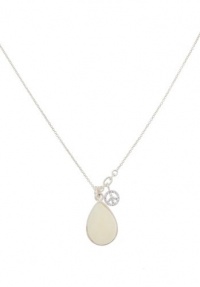 Silver Tone With Ivory Tear Drop Stone Necklace Silver Tone With Ivory Tear Drop Stone Necklace Silver Tone With Ivory Tear Drop Stone Necklace Silver Tone With Ivory Tear Drop Stone Necklace