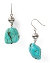 Lauren Ralph Lauren crafts the perfect Southwestern-inspired accent with this pair of drop earrings, accented by semi-precious turquoise stones.