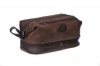 Danielle Enterprises Montana for Him Triple Pocket Dopp Kit, Deep Brown