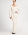 This cozy, form-fitting floor-length cashmere silhouette features a soft foldover waistband.Foldover waistbandAbout 44 long78% cashmere/19% nylon/3% elastaneDry cleanImported of Italian fabricModel shown is 5'11 (180cm) wearing US size Small. 