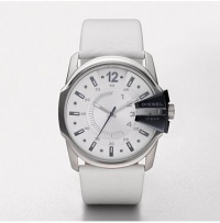 Diesel White Leather Mens Watch DZ1451 Diesel White Leather Mens Watch DZ1451