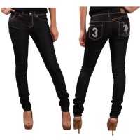 U.S. Polo Assn USPA Women's Skinny Jeans Dark Wash Rhinestones U.S. Polo Assn USPA Women's Skinny Jeans Dark Wash Rhinestones