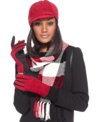 Show your hands the warm love they deserve with these cozy chenille woven gloves from Charter Club that keep cold out without a worry. Show your hands the warm love they deserve with these cozy chenille woven gloves from Charter Club that keep cold out without a worry.