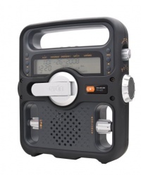 Etón FR600B Solarlink Self-Powered Digital AM/FM/SW/NOAA S.A.M.E. Weather Radio with Flashlight, Siren, Solar Power and Cell Phone Charger (Black) Etón FR600B Solarlink Self-Powered Digital AM/FM/SW/NOAA S.A.M.E. Weather Radio with Flashlight, Siren, Solar Power and Cell Phone Charger (Black)