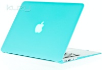 Kuzy - AIR 13-inch Shocking Hot BLUE Rubberized Hard Case Satin for NEW Apple MacBook Air 13.3 (A1369 and A1466) Aluminum Unibody SeeThru Cover Kuzy - AIR 13-inch Shocking Hot BLUE Rubberized Hard Case Satin for NEW Apple MacBook Air 13.3 (A1369 and A1466) Aluminum Unibody SeeThru Cover